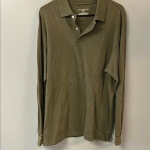 John Ashford Green Polo Shirt Classic Long-Sleeve